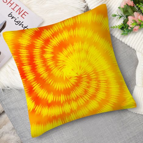 Housse de Coussin with tie-dye vert, nature (1/5)