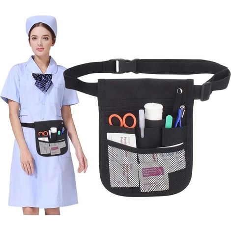 Sac banane pour infirmières, sac banane pour infirmière - Ceinture à outils réglable pour infirmière Fanny Pack Ceinture d'organisateur de sac banane d'infirmières, sacs d'infirmière (1/5)