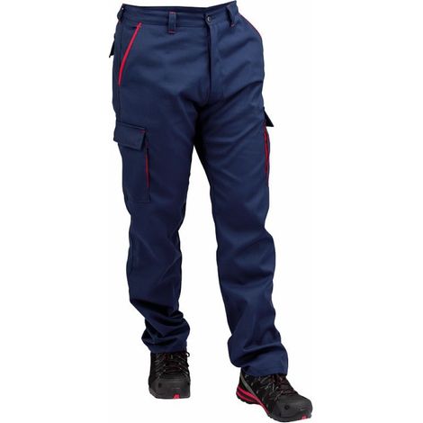 PANTALONE DA LAVORO BLU  3706 B TG.S