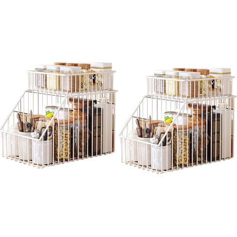 Organisateur sous évier, étagère de rangement sous salle de bain, étagères de rangement multifonctionnelles pour salle de bain et cuisine (1/5)
