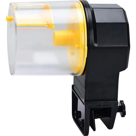 Mangeoire Automatique pour Aquarium, mangeoire pour Poissons de Vacances avec minuterie, Alimentation régulière 12/24 Heures (1/5)
