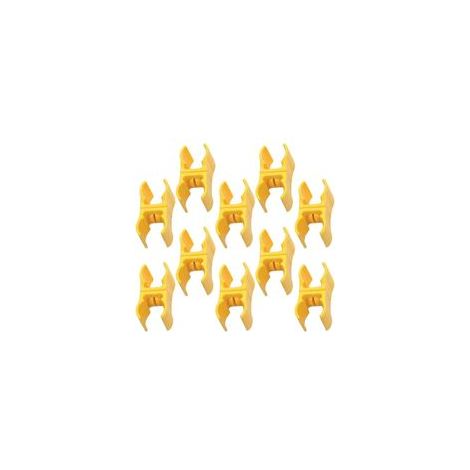 10er-Pack Warnstangen für Outdoor-Agility – Clipverschluss – Kunststoff – Eckfahnenmast für Sport und Training – Warnung (1/5)
