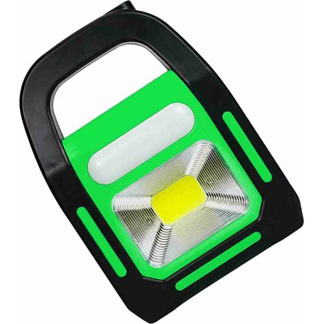 Lanterne de camping 3 en 1 rechargeable solaire USB, étanche, lampe torche d'urgence (1/2)