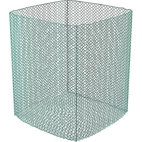 Filet à foin pour balles rondes - Wiesenfield - 1,4 x 1,4 x 1,6 m - Mailles : 45 x 45 mm (1/4)