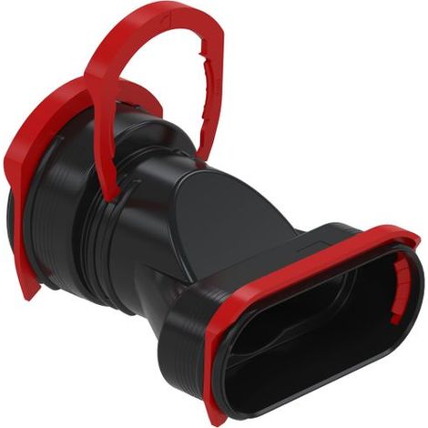 Zehnder Übergang ComfoFit DN90/DN75/Flat 51 für ComfoTube 75/90/flat 51, mit RapidLock-Verbinder