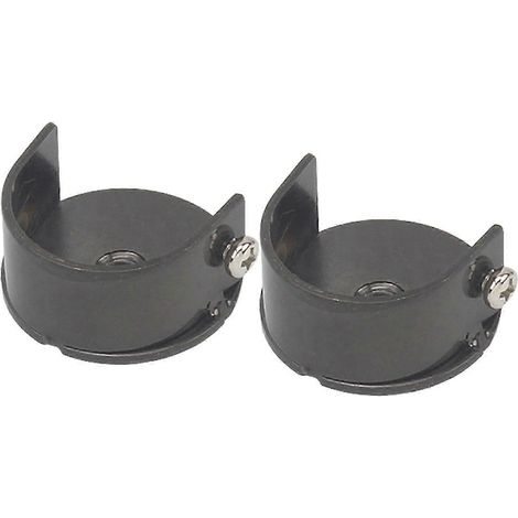Supports de tringle à rideaux en alliage pour tringles de 28 mm, compatibles avec les tringles en métal et en bois, fixation murale - Bon (1/5)