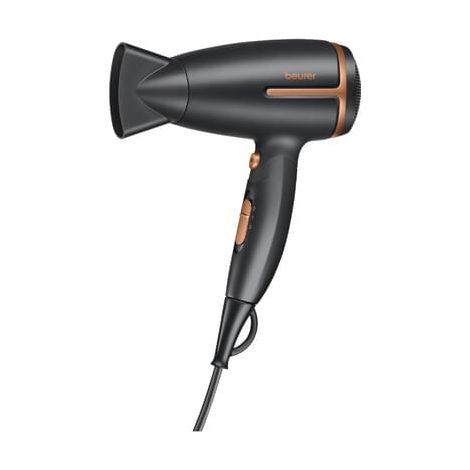 Beurer HC 25 LTD. Asciugacapelli da viaggio Nero, Rose (1/2)