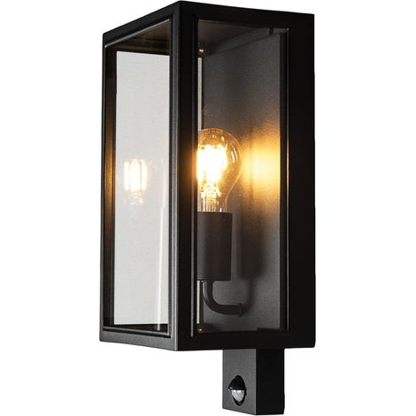 Lampe murale Carpi Noir avec capteur - 7362-750