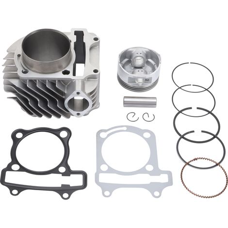 GOOFIT 63mm cylinder liner and cylinder head kit compatible with GY6 180cc-250cc ATV off-road scooters (1/4)