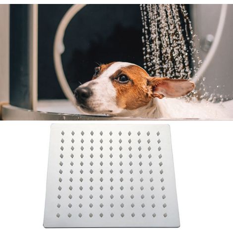 Ultradünner Edelstahl-Duschkopf mit Druckstrahl für Dusche, Bad, Regendusche und hohen Wasserdurchfluss für den Badezimmergebrauch, 201 Quadratzoll. (1/5)