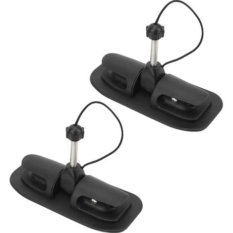 1 paire de supports de rames, supports de rames universels à verrouillage pour bateaux gonflables, kayaks, canoës et radeaux, noyau en fer de 0,4 pouce. (1/5)