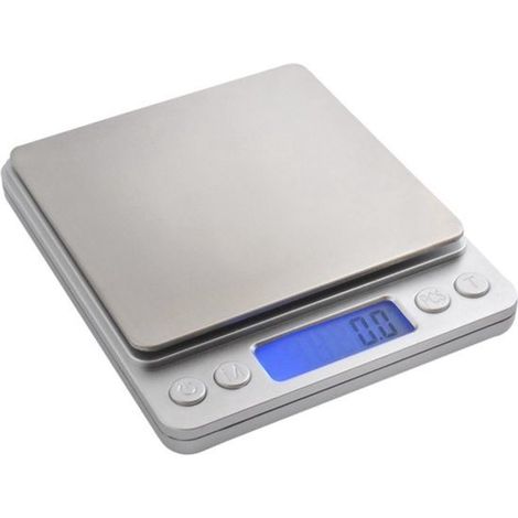 Balance de précision électronique pour bijoux, capacité 2 kg, précision 0,1 g (1/2)