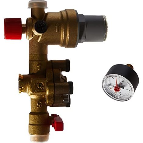 Raccordo di riempimento da 1/2 pollice, con separatore di sistema tipo BA senza presa di prova CALEFFI (1/4)