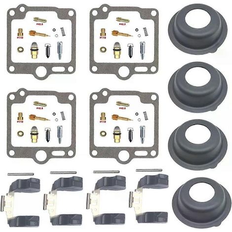 Kit de réparation de carburateur Yamaha FJ1100 FJ1200 : pièces de membrane et de flotteur.