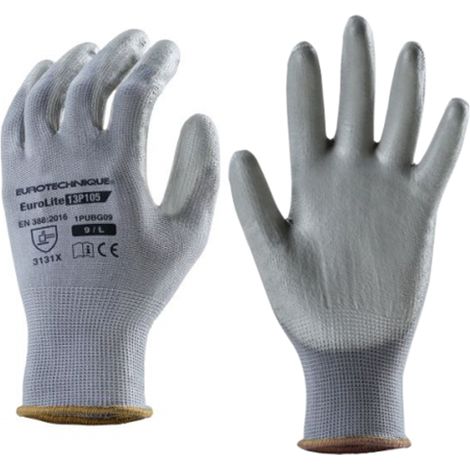 Leichte Manipulationshandschuh Grau T10 – Euro Schutz