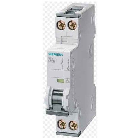 Interruttore Automatico Magnetotermico Siemens 25A 1P+N 4.5KA 1M 5SY3025-7 (1/2)