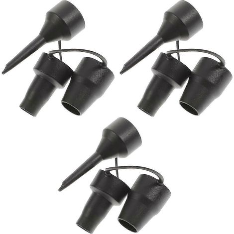 Embouts de rechange, embouts de pompe en plastique, embouts de gonflage, lot de 3 (1/5)