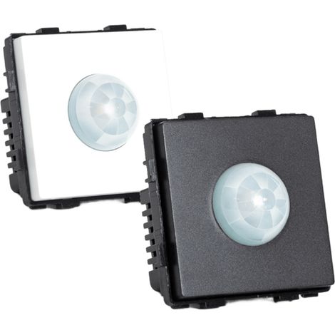 Interruptor Detector de Movimiento IR para Mecanismo Modern Negro