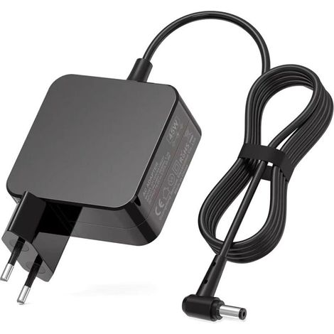 Chargeur Ordinateur Portable 19V 2.37A 45W – Compatible ASUS Vivobook et Zenbook – Cordon 2.4m – Gestion facile des câbles (1/4)