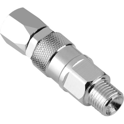 Giunto rotante in acciaio inox (6,35 mm) per verniciature ad alta pressione, pistole a spruzzo airless e pistole a spruzzo ad alta pressione. (1/4)