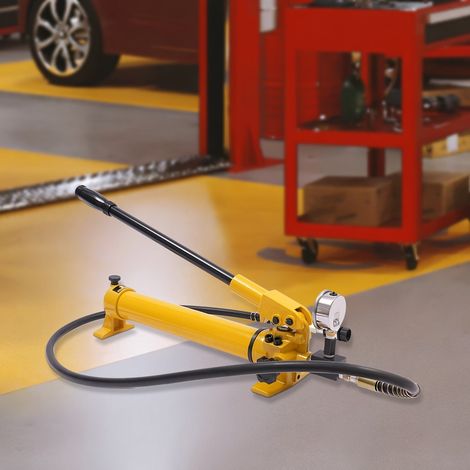 Bomba hidráulica manual 700 cc Bomba hidráulica manual con empuñadura (1/5)