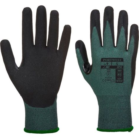 Gants anti-coupure Portwest DEXTI CUT PRO NIVEAU 3 Vert / Noir 8 (1/3)