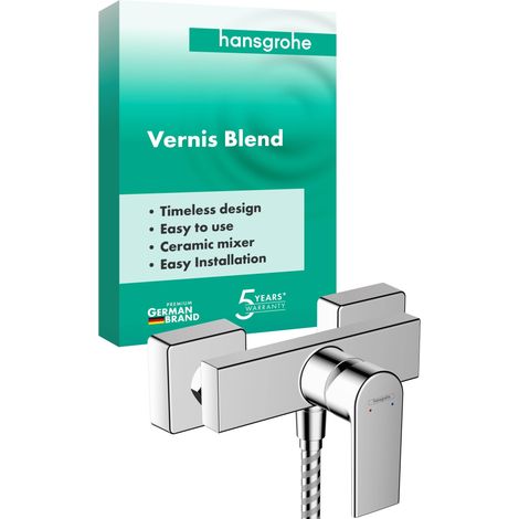 Vernis Shape Mitigeur de douche, chromé, 71650000 (1/5)