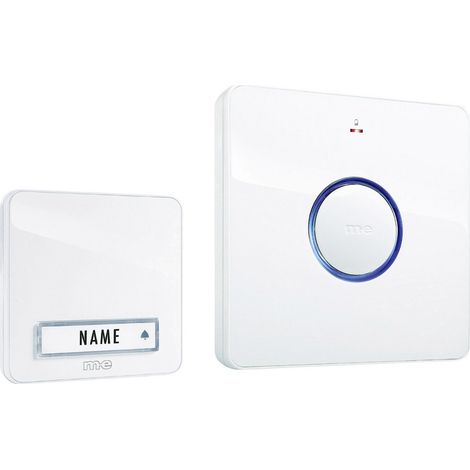 m-e modern-electronics 41095 Funkklingel Komplett-Set