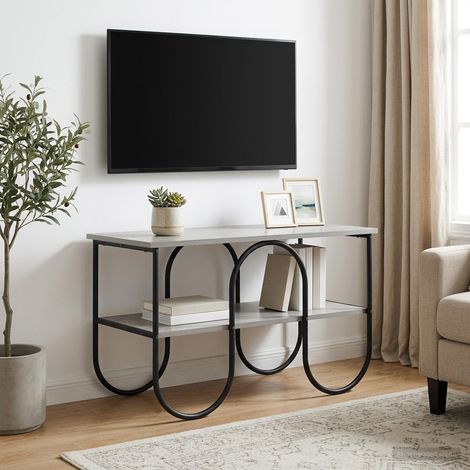 vidaXL Meuble TV 80 x 40 x 50 cm Sonoma gris Bois d'ingénierie (1/5)