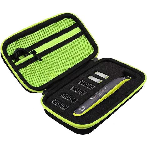 Étui rigide Hylotele pour Norelco OneBlade QP2520/90/70, housse de transport protectrice, pochette de rangement One Blade (1/5)