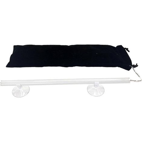 Miroir lumineux LED avec 2 ventouses, 29,5 cm, pour maquillage, sans perçage, 6500K, USB, pour coiffeuse ou armoire (1/5)