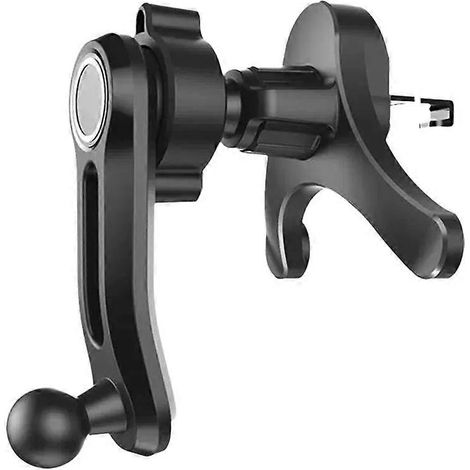 Support magnétique de téléphone de voiture avec rotule de 17 mm pour grille d'aération. (1/5)