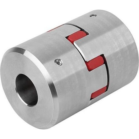 KIPP Elastomer-Klauenkupplung Klemmung Gr.19 D1=10 D2=10 L=66 (1/3)