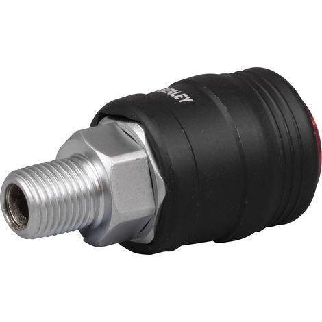 Sealey ACH01 High Flow Coupling Body Male 1/4""BSPT (1/3)