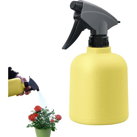 Botella pulverizadora de agua  600 ml reutilizable – Pulverizador de niebla para plantas, cocina, lavado de cabello, jardinería, uso en interiores (1/5)
