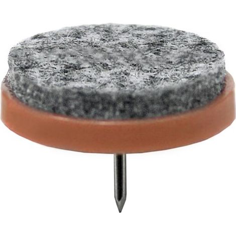 Bouchon silencieux en feutre marron 20mm (100 unités)