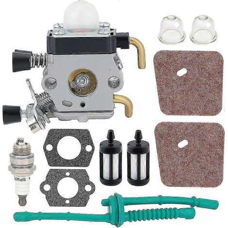 Carburateur FS45 HS45 compatible avec les débroussailleuses STHIL FS55R, FS38, FS55, FS46, HL45, FS45C, FS46C, FS55C, FS55RC, KM55 et KM55R, références C1Q-S97 et C1Q-S186 [RbestQ]Surpr (1/5)