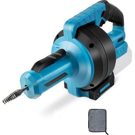 Drain Auger, Suitable for 19-50 mm Pipes, Drain Unblocker Suitable for Sewers, Delivered without battery or charger (1/5)