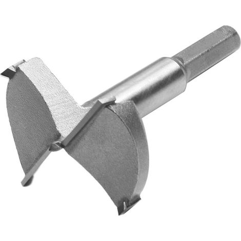Forstner Forstner Foret Foret,scie à trou en bois de 50 mm,ouvre-vis sans fin carbure cimenté,80 mm de longueur de charnière de travail du bois forage forant un tailleur de forage