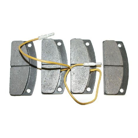 PLAQUETTES DE FREIN AVANT - Garniture 30MM - AIXAM LIGIER MICROCAR CHATENET JDM BELLIER (1/2)