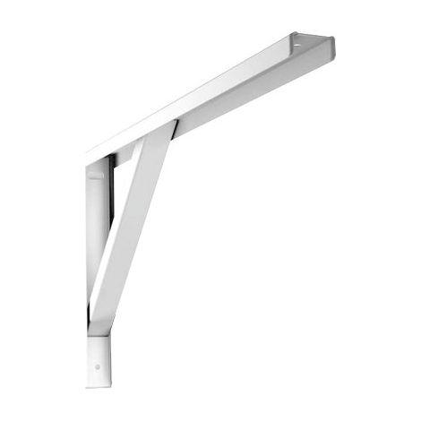 REGGIMENSOLA RIPOSTIGLIO ROBUSTA BOLIS - ACCIAIO VERNICIATO BIANCO MM 300X155- 6 pezzi