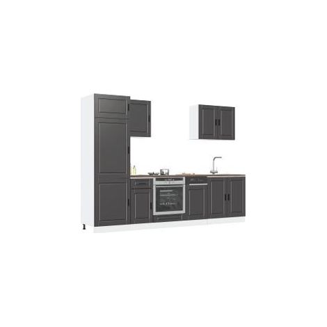 Ensemble d'armoires de cuisine 7 pcs Kalmar bois d'ingénierie (1/5)