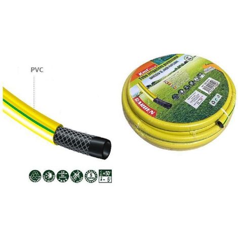 Trade Shop - Tubo Irrigazione Retinato Professionale 3/4" 20 Mt Flessibile Giardino 9009800 - (1/3)