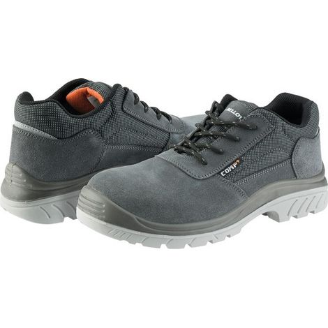 Zapato seguridad BELLOTA S1P serraje gris 72310GJ talla 38