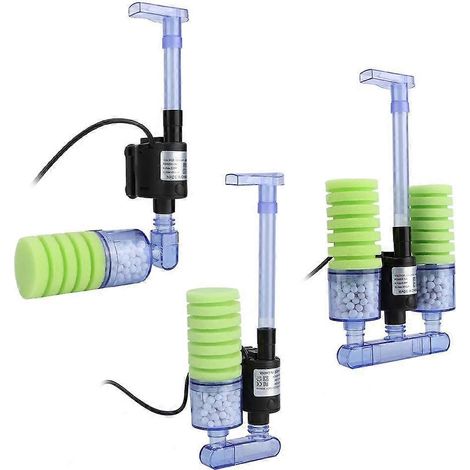 Filtre à éponge biologique pratique pour aquarium, simple / Pompe à poissons ( ) (1/5)