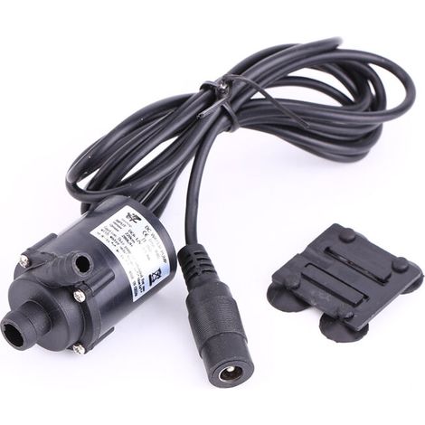 Pompe basse pression DC 12V Micro moteur submersible sans balai pompe à eau refroidissement solaire 200L/H (1/5)