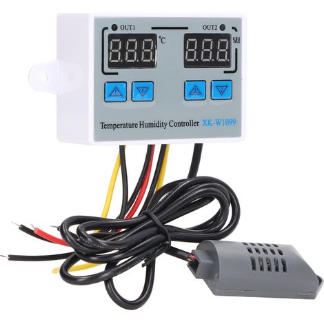 Contrôleur numérique de température et d'humidité, thermostat électronique intelligent 12 V 220 W (1/5)