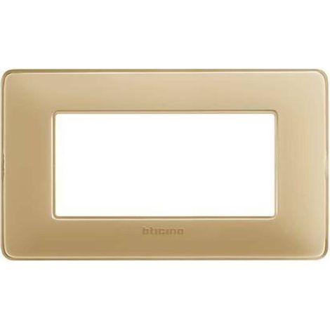 Plaque Bticino Matix 4 modules ivoire AM4804CAV