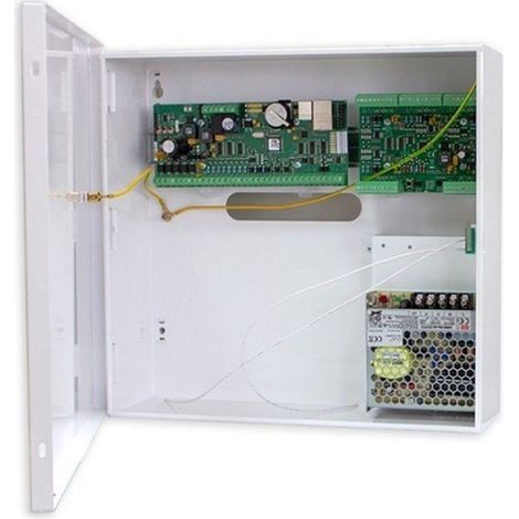 Kit de control de acceso 4 puertas, 0.2 A lectores, 1.0 A abrepuertas, TCP/IP