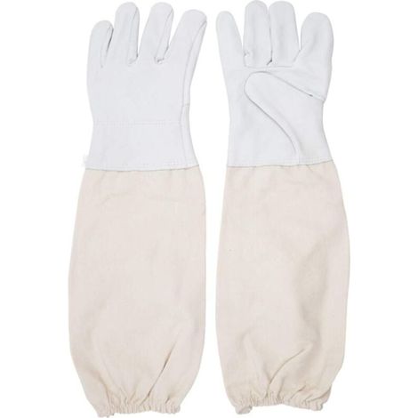 Schutzhandschuhe aus Ziegenleder für Imker mit belüfteten Ärmeln, Universalmodell, Lederhandschuhe für Imker, Imkerei-Werkzeuge